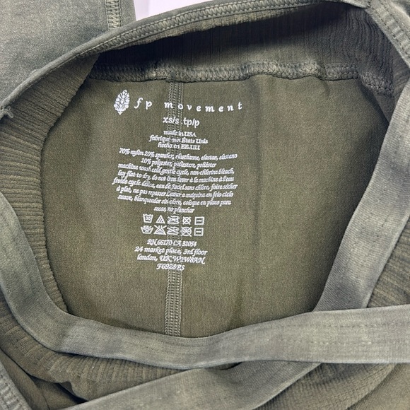 FP Movement Free People Good Karma Onesie Green XS/S NWOT - Picture 6 of 9